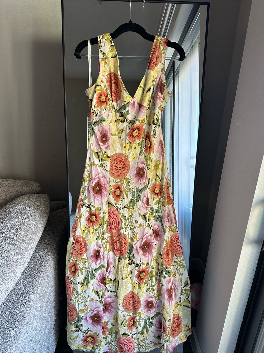 Paper Heart Floral Maxi Dress Size Large